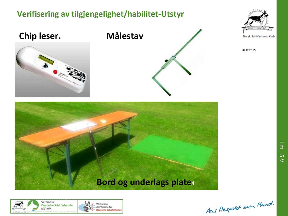 Forberedelser av test og nødvendig utstyr Vesenprøve 235314